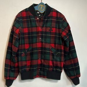 Opening Ceremony plaid wool jacket
